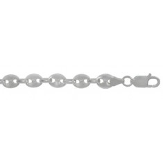 8mm Puffy Gucci Chain, 8" - 24" Length, Sterling Silver